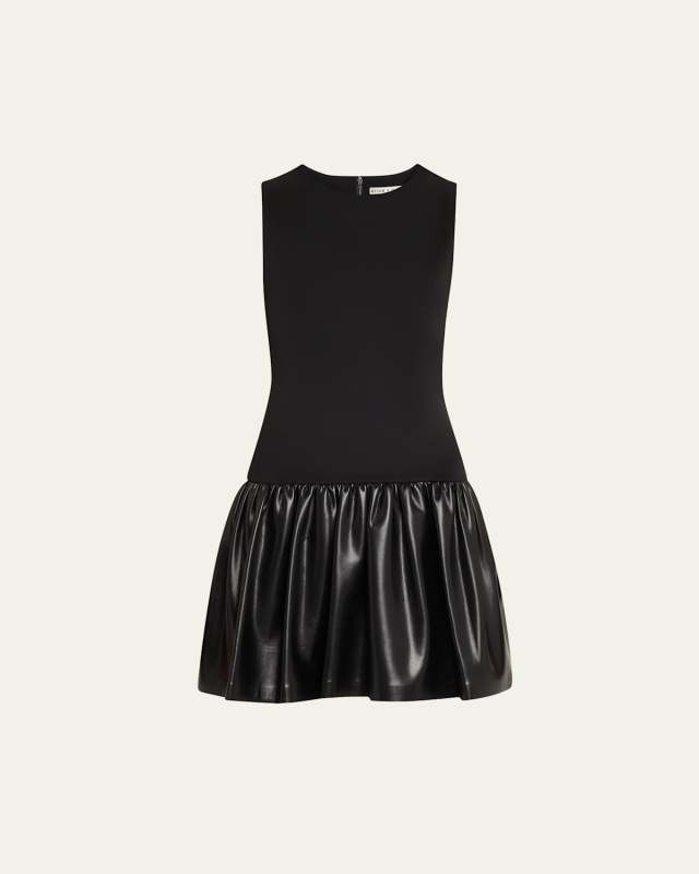 Ella Combo Drop-Waist Mini Dress